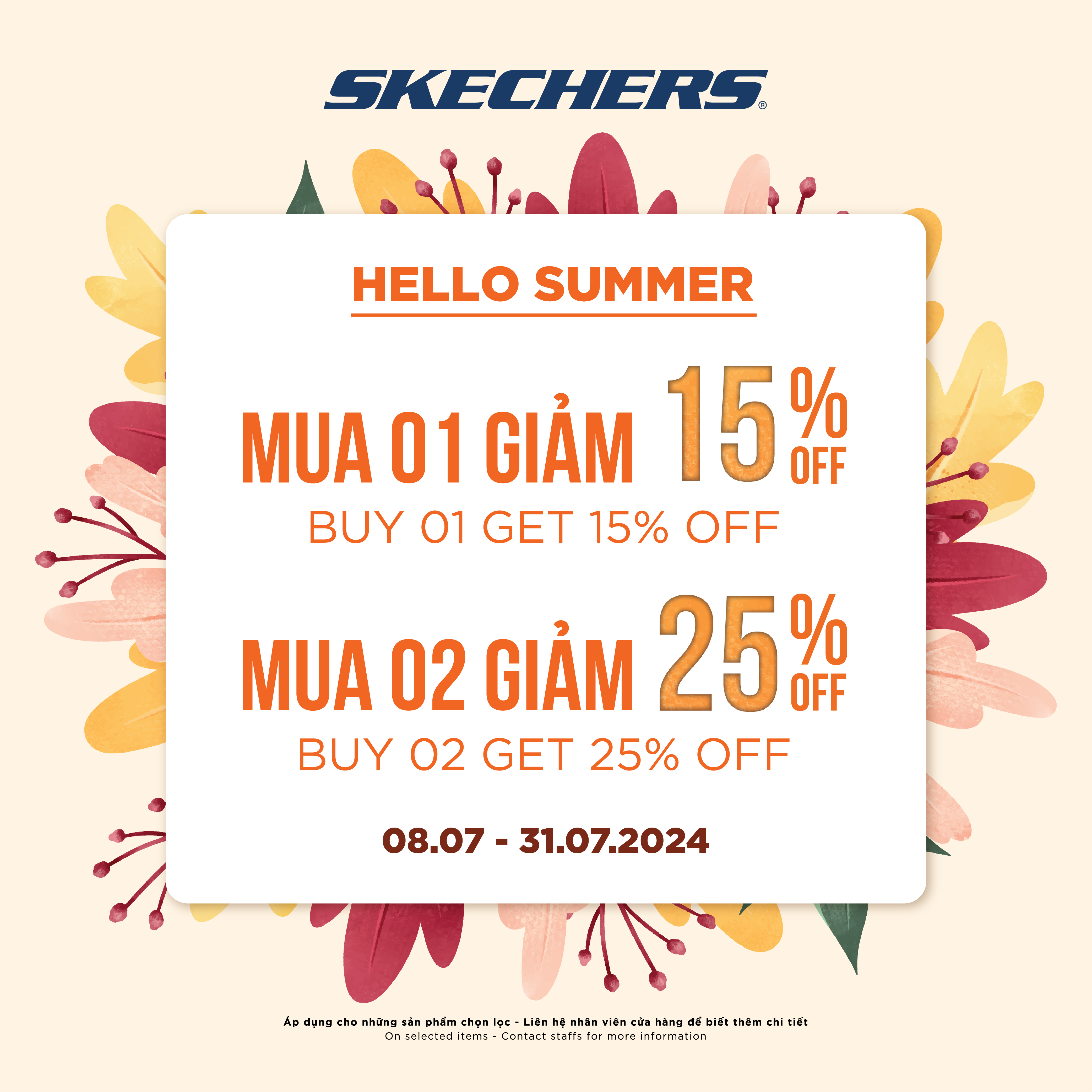 HELLO SUMMER WITH HOT DEALS FROM SKECHERS