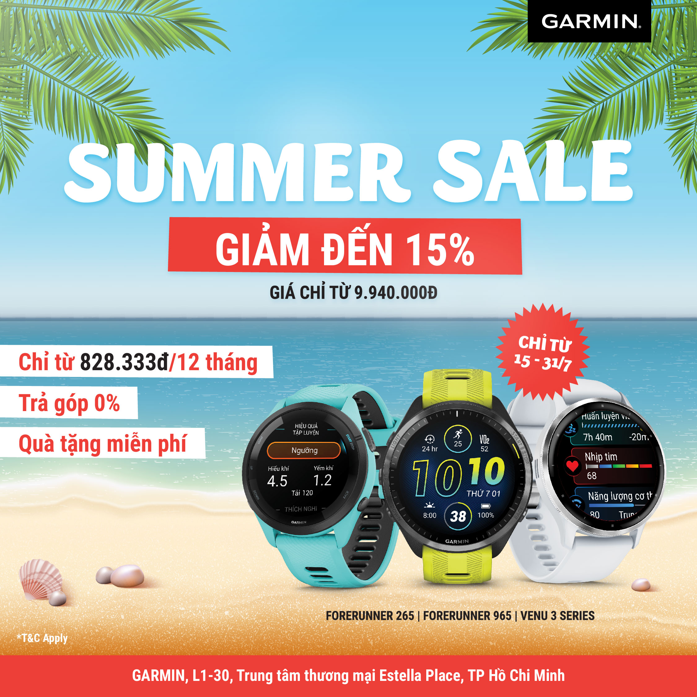 ☀️SIÊU SALE MÙA HÈ - LẦN ĐẦU TIÊN FORERUNNER 965 GIẢM SÂU ĐẾN 15%🔥