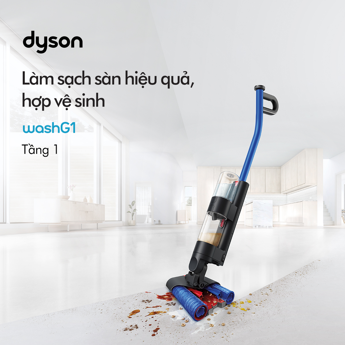 DYSON WASH G1 - ĐỘT PHÁ MỚI TRONG CÔNG NGHỆ LÀM SẠCH KHÔNG GIAN SỐNG GIA ĐÌNH BẠN 🏠✨