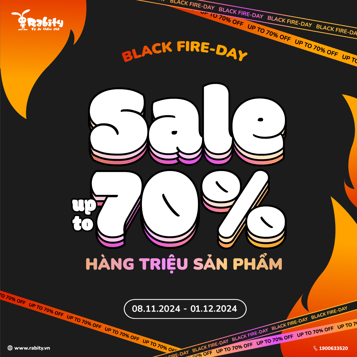 🔥 BLACK FIRE-DAY: SALE UP TO 70% HÀNG TRIỆU SẢN PHẨM 🔥