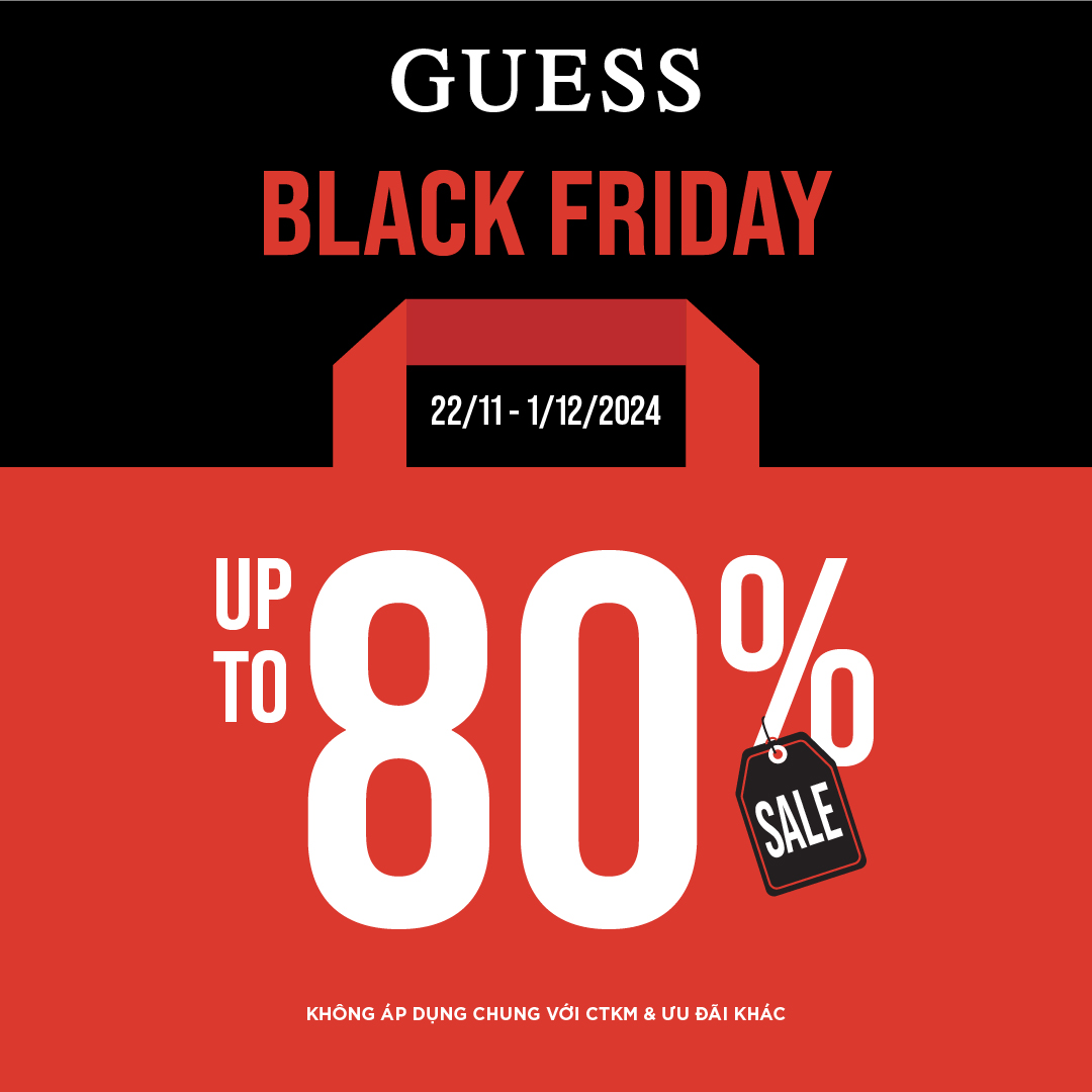 🔥 GUESS - BLACK FRIDAY SALE UP TO 80% 🔥