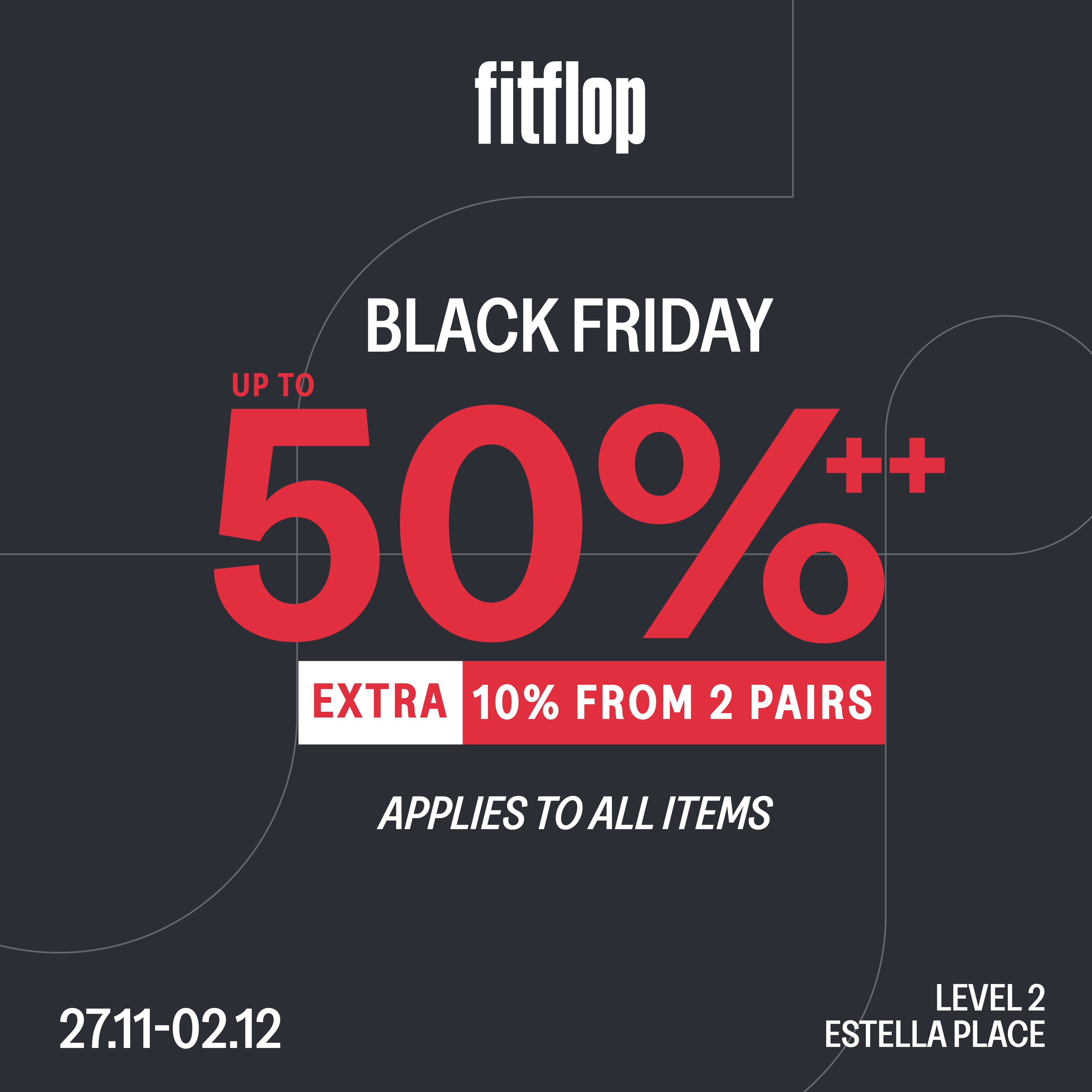 🔥 FITFLOP - SIÊU SALE BLACK FRIDAY UP TO 50%++, GIẢM THÊM 10% KHI MUA TỪ 2 SẢN PHẨM 🔥