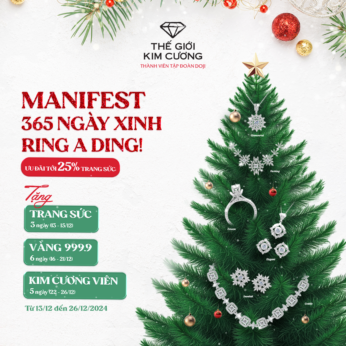 🎄 MANIFEST 365 NGÀY XINH - TỎA SÁNG GIÁNG SINH KỲ DIỆU 🎄