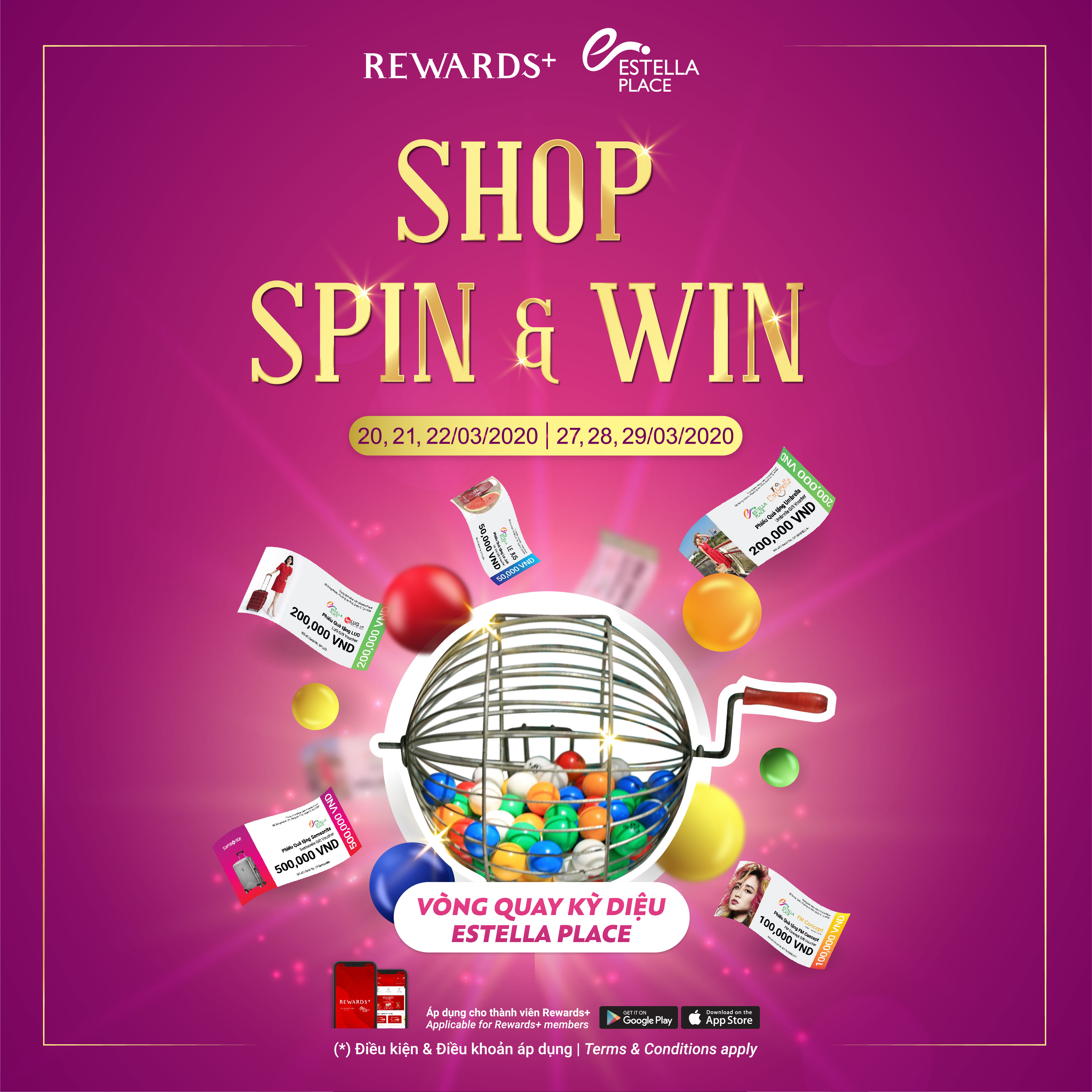SHOP, SPIN & WIN AT ESTELLA PLACE