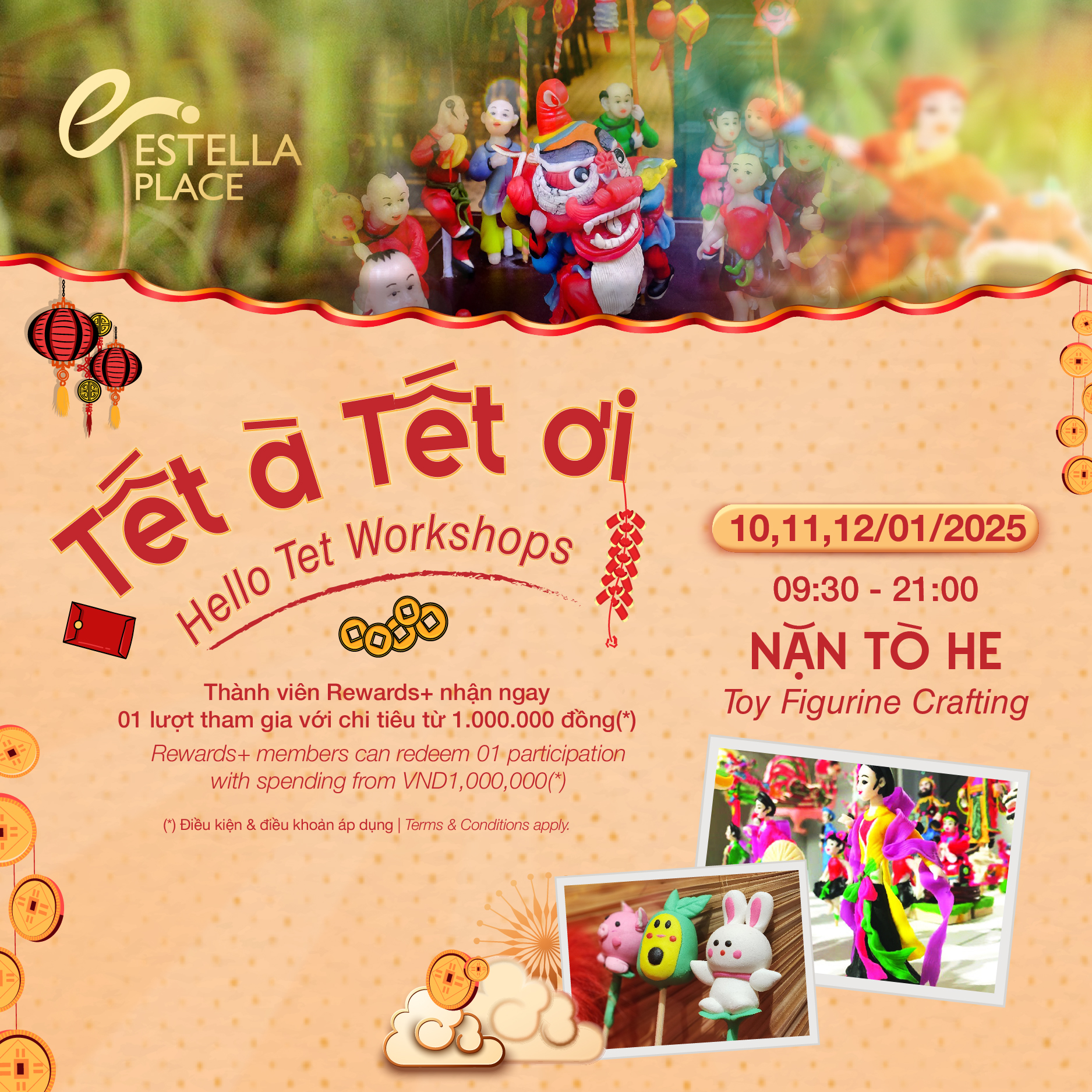 🎋HELLO TET WORKSHOPS🎋– PART 1: TOY FIGURINE CRAFTING