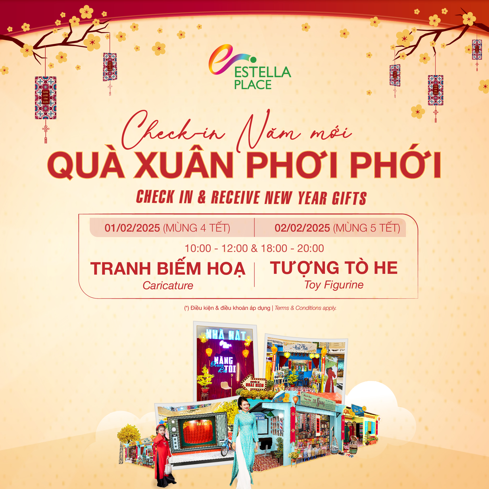 📸CHECK-IN NĂM MỚI – 🎁QUÀ XUÂN PHƠI PHỚI