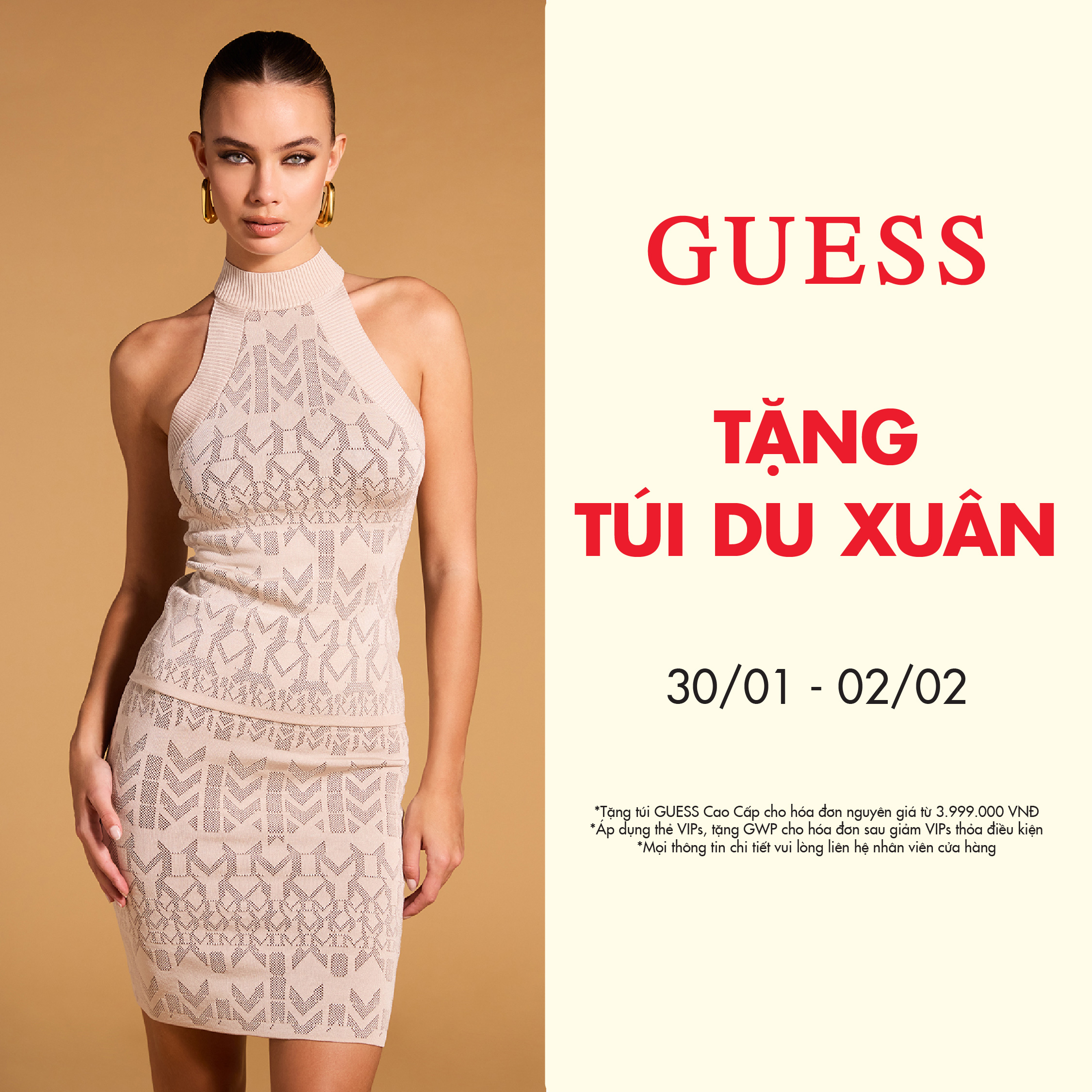 🌸GUESS TẶNG TÚI DU XUÂN🌸