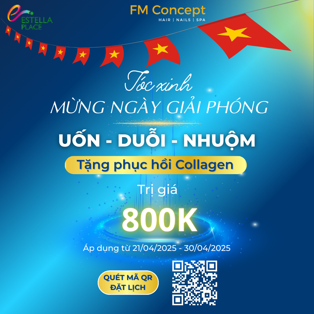FM CONCEPT - TÓC XINH MỪNG NGÀY GIẢI PHÓNG – ƯU ĐÃI CỰC HOT 💇‍♀️✨