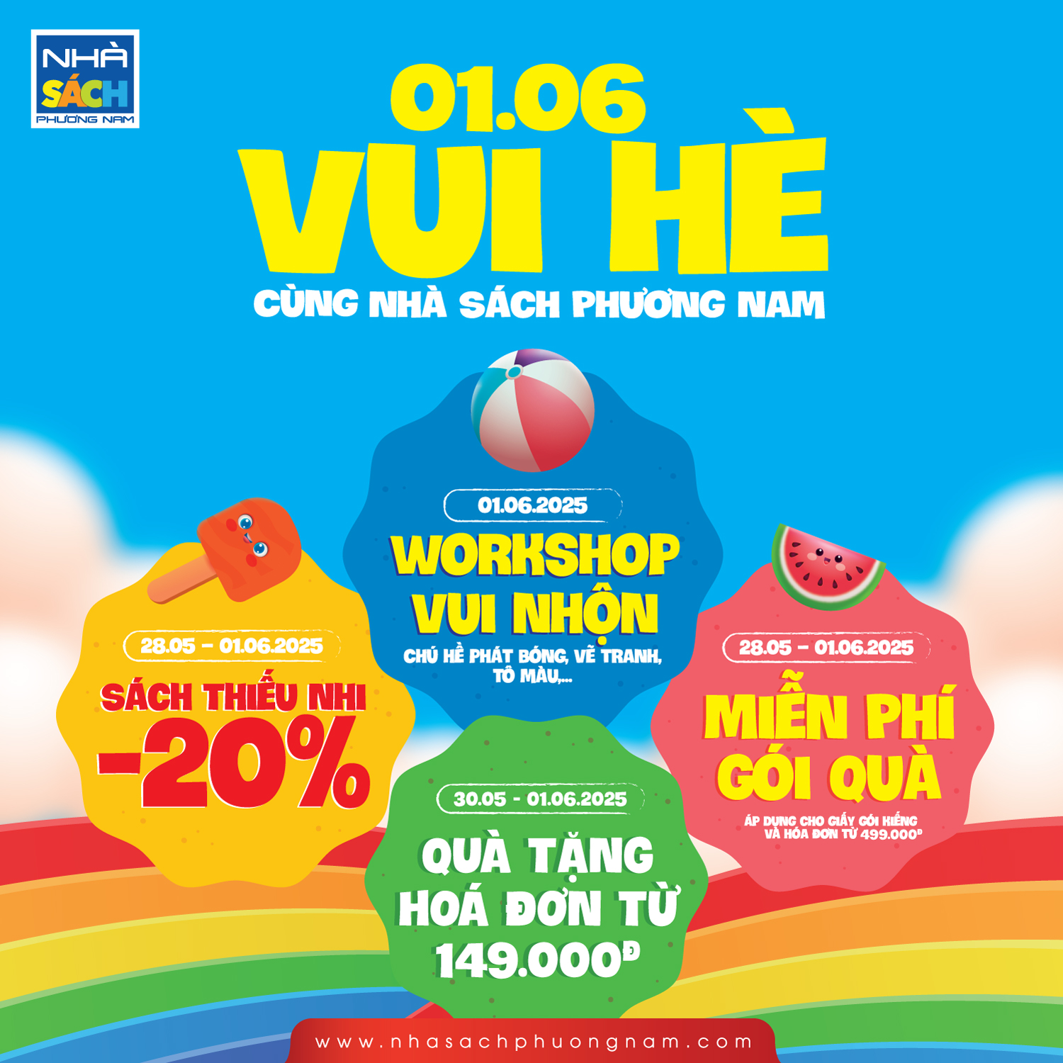 VUI HÈ CÙNG NHÀ SÁCH PHƯƠNG NAM