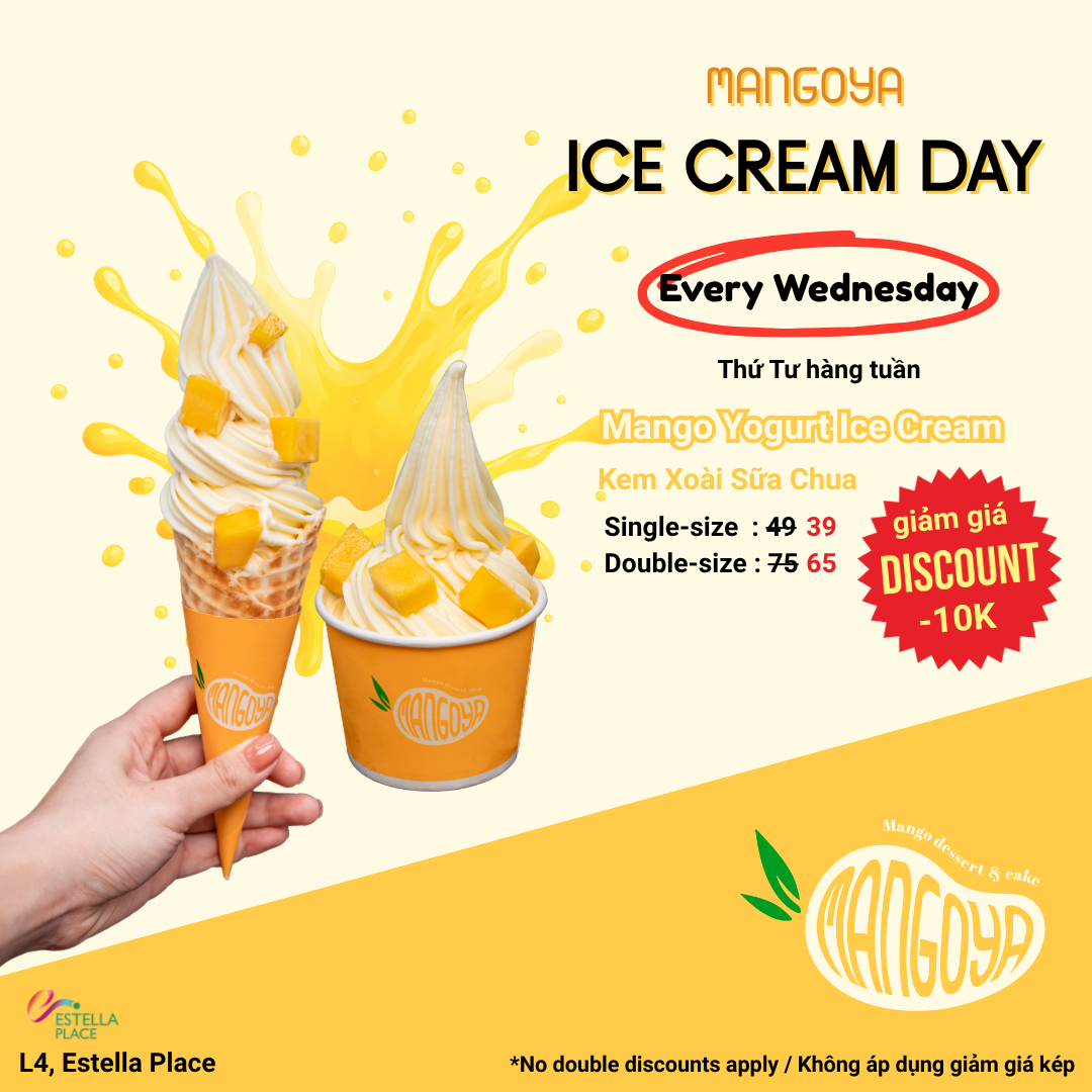 🍦 ICE CREAM DAY TẠI MANGOYA!